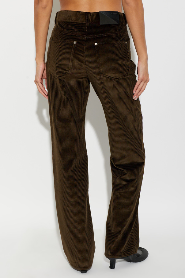 Brown Corduroy trousers Loewe - Vitkac France
